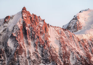 COUCHER DE SOLEIL SUR L’AIGUILLE DU MIDI – FRANCE